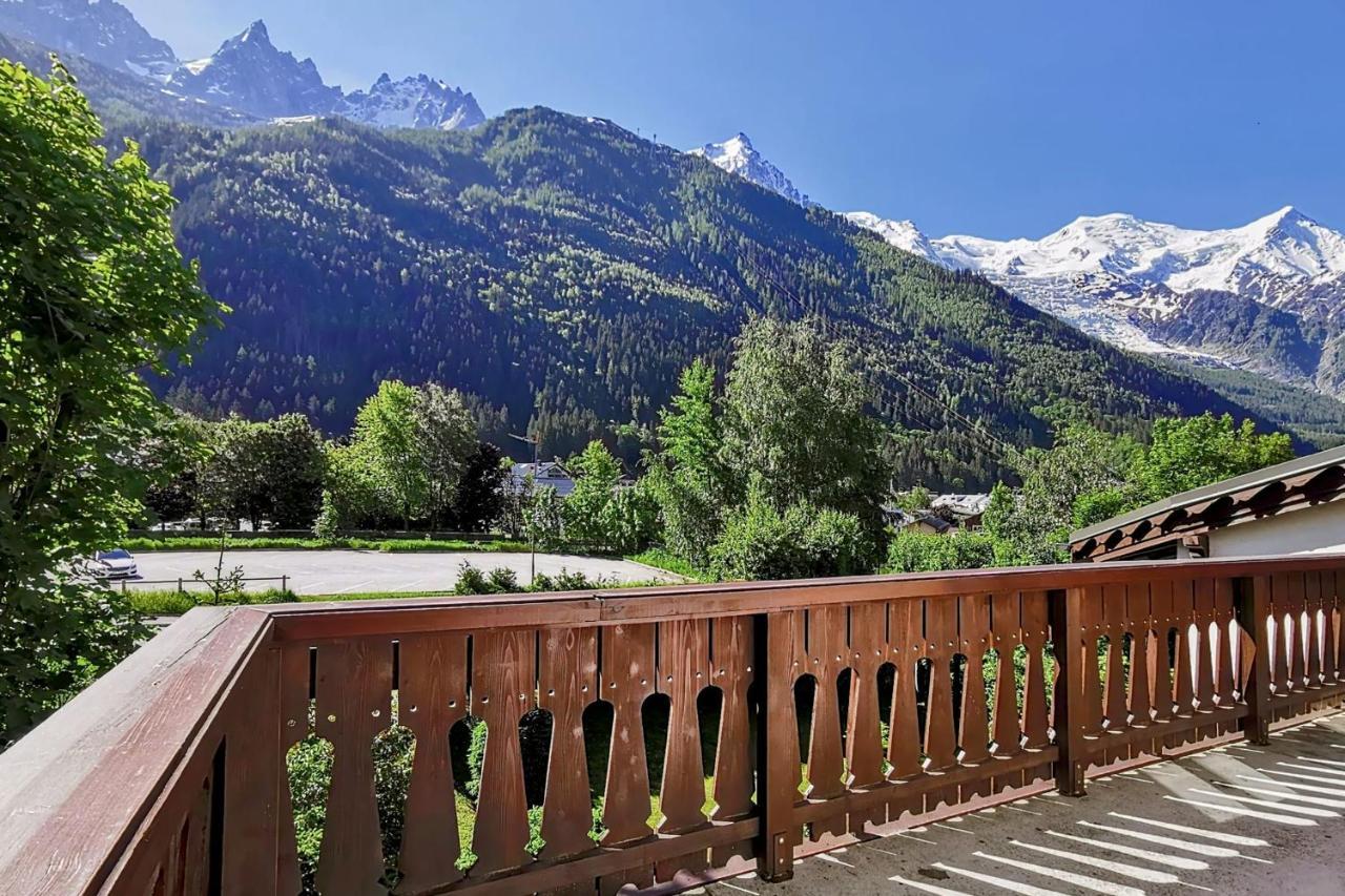 Mont Blanc View Apt In The Heart Of Chamonix Mont Blanc Exterior foto